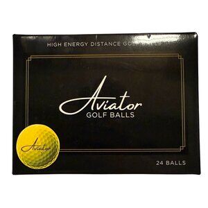 AVIATOR Yellow Aviator High Energy Distance Golf Balls 24 Pack
